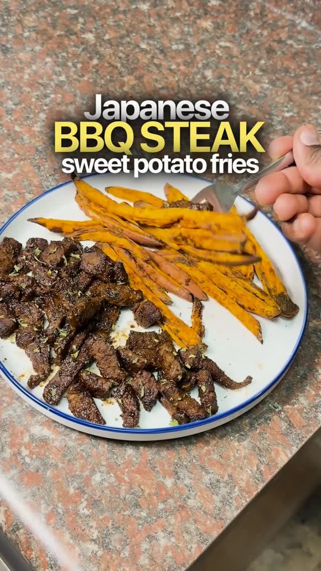csbruce.fit 게시물 이미지: Japanese BBQ Steak & Sweet Potato Fries
560...