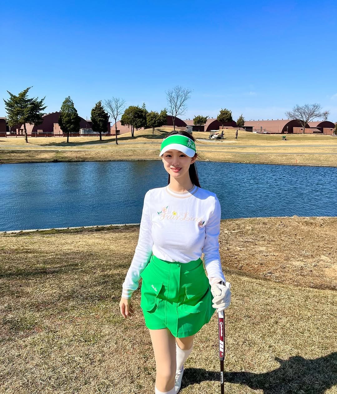 cutehyon_ 게시물 이미지: .
헷💚

#selfie #셀스타그램 #골프패션 #페어라이어 #golflife...