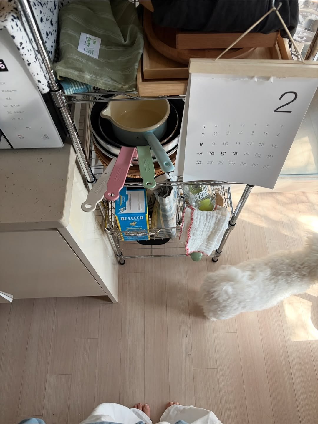 Photo by 채영 on April 17, 2026. May be an image of cabinet, clothes hanger and text.