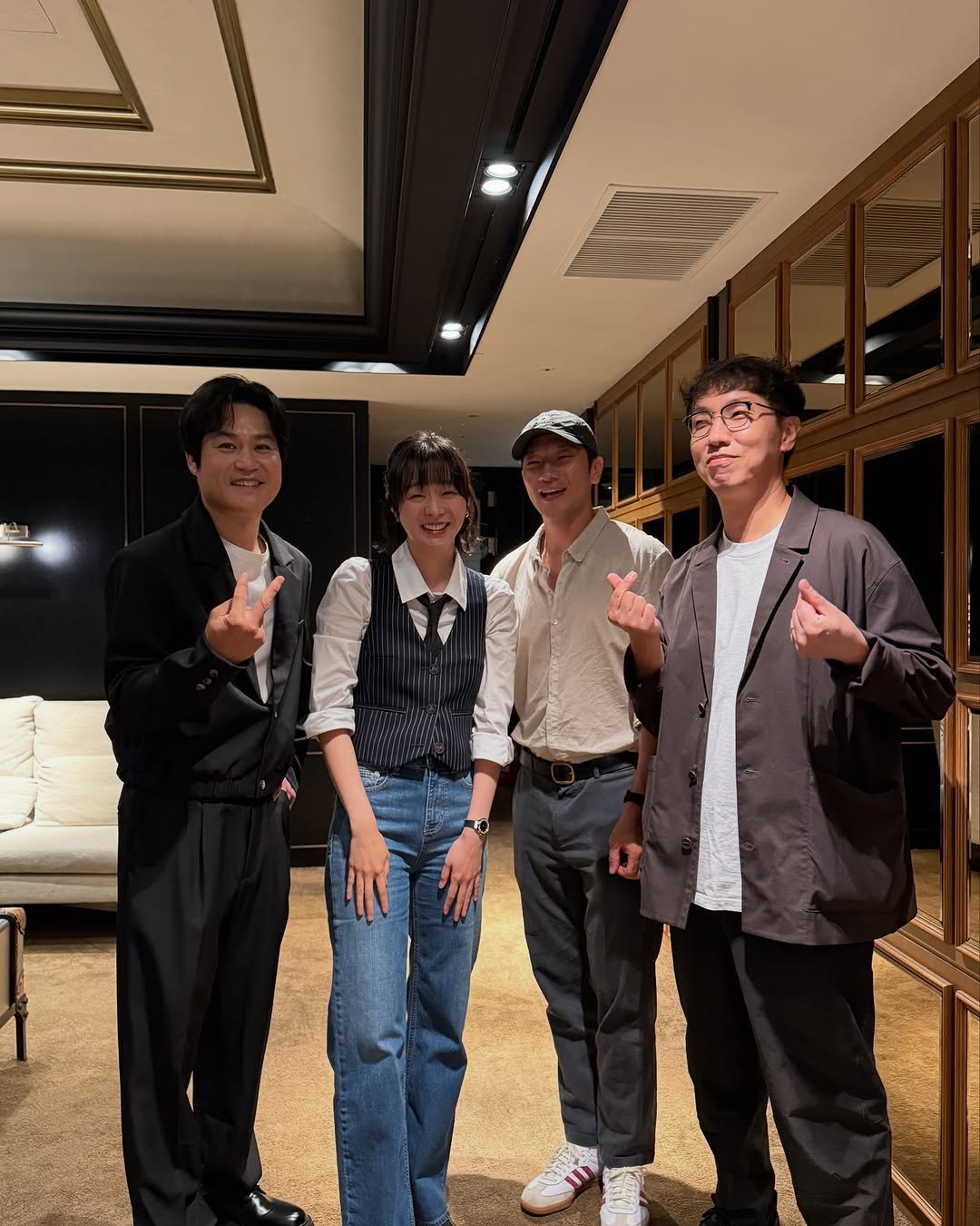 Photo shared by KIM DA MI on June 05, 2025 tagging @disneypluskr. May be an image of 4 people.