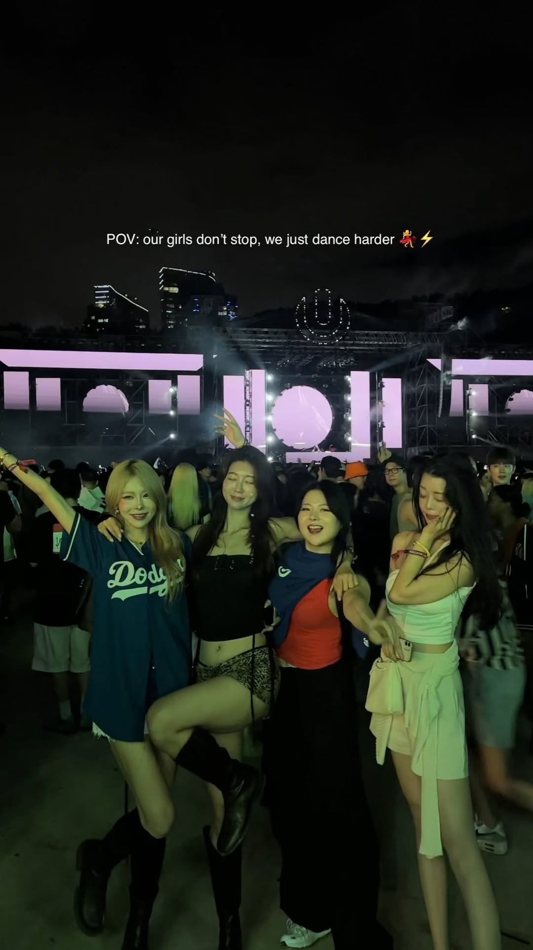 d_dyo 게시물 이미지: POV: our girls don’t stop, we just dance harder 💃⚡️