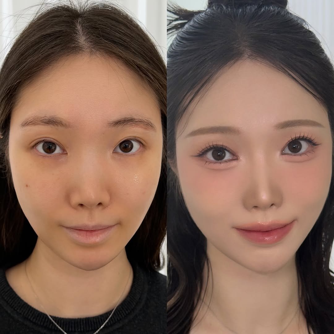 Photo by 닿아스튜디오 대표 수정 | 𝙳𝙰;𝚊𝚑 𝚜𝚝𝚞𝚍𝚒𝚘 on November 16, 2025. May be an image of one or more people, makeup, eyeliner, hair and text.