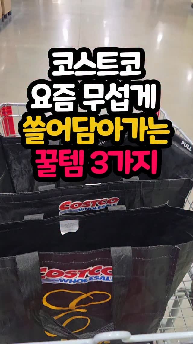 daddykimcart 게시물 이미지: #광고 요즘 코스트코에
사람들이 조용히 쓸어 담는 3가지가 있습니다

1️⃣ 바레...
