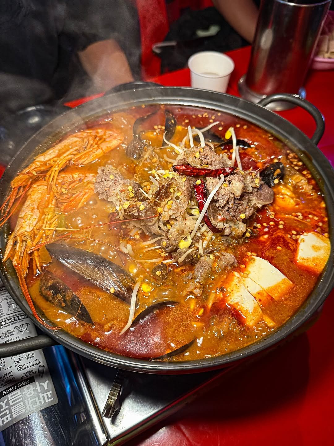 Photo shared by 대구형제 대구맛집 on November 10, 2025 tagging @yeokjeon_official. May be an image of hot pot, pot, stew and text.