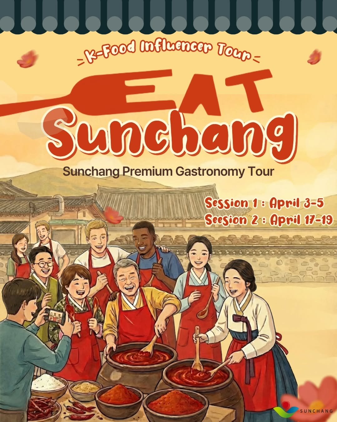 dailykoreatips 게시물 이미지: 🍜 Sunchang K-food Tour is OPEN! 🇰🇷

✨...