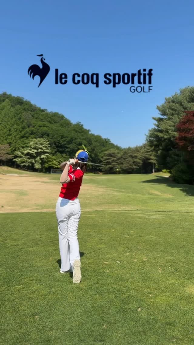 dajoy_golf 게시물 이미지: 여름 라운드룩 추천 하나 할게요❤️
르꼬끄 찰떡팬츠 + 레드 반팔니트

제 체형은...