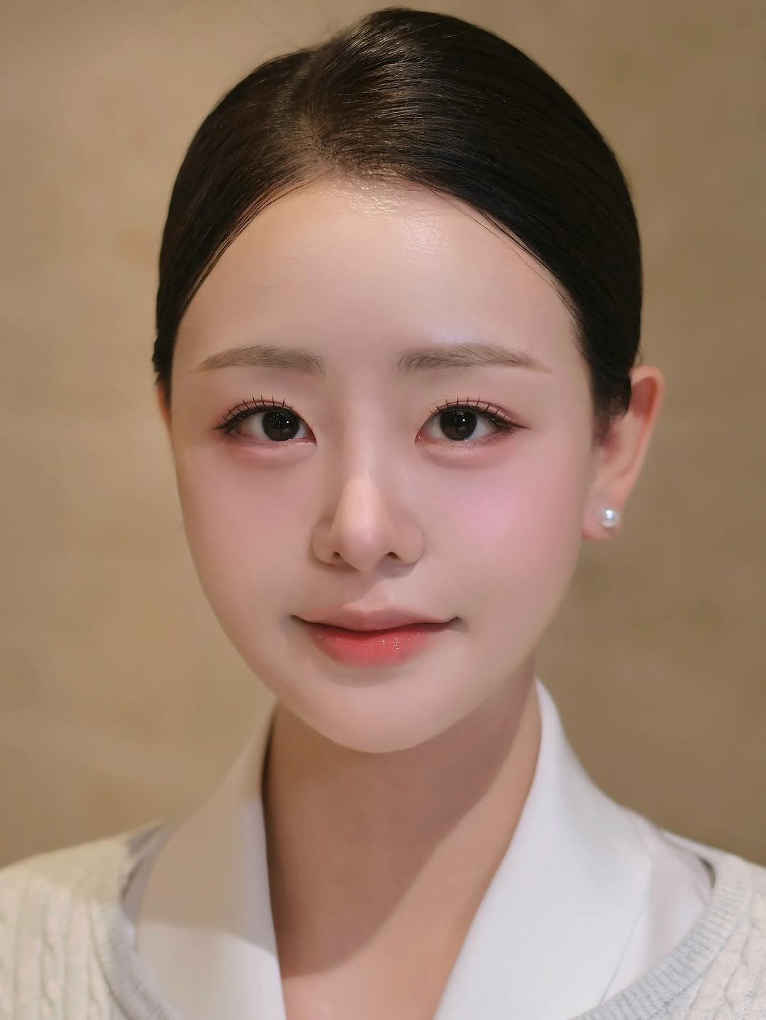 Photo shared by 다교 청담 선민쌤 🎀 | 강남메이크업 청담메이크업 승무원메이크업 메이크업레슨 on December 23, 2025 tagging @dakyo_youjeong, and @dakyo__official. May be a closeup of one or more people, braids, makeup and text.