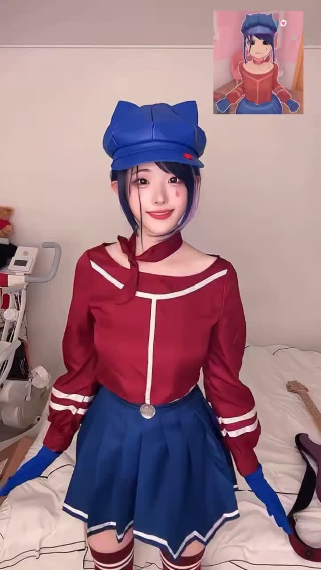 dance_with_hina 게시물 이미지: 미타 코스프레인데.. 마치 게임 선택창 같은..😹

@i_am_young22...