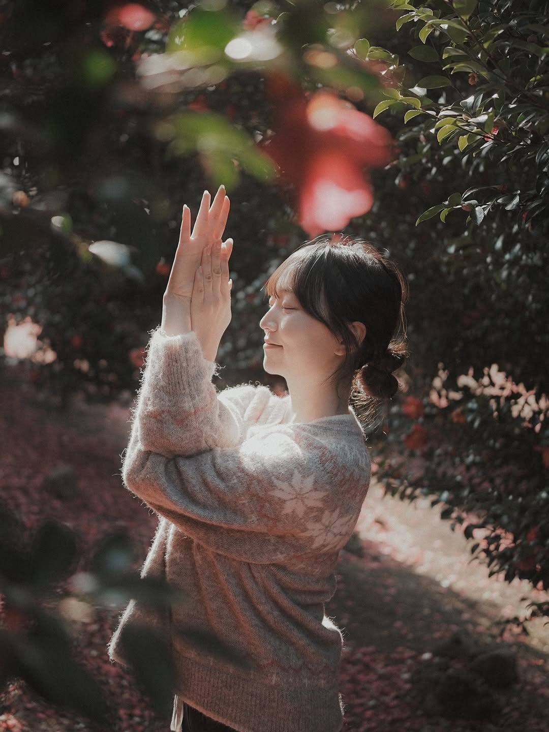 Photo shared by 송 단 | 요가, 라이프스타일 on January 20, 2026 tagging @mudita_jeju, and @daniiisong. May be an image of outdoors and text.