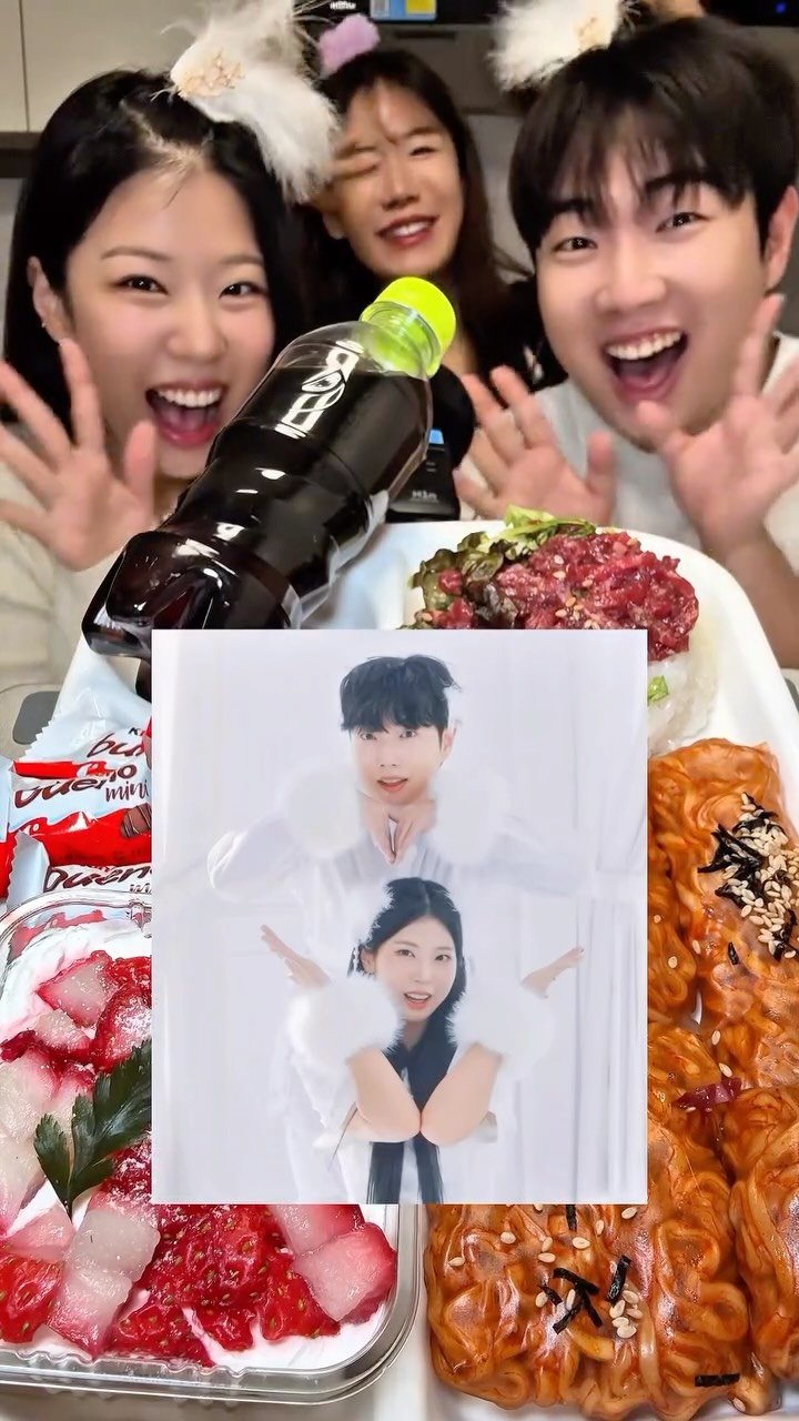 danjerous_siblings 게시물 이미지: #한판만 #먹스나 #땡절스 
땡절스 신곡 겨울문❄️ 기념 한판만~
가사도 따땃하니...