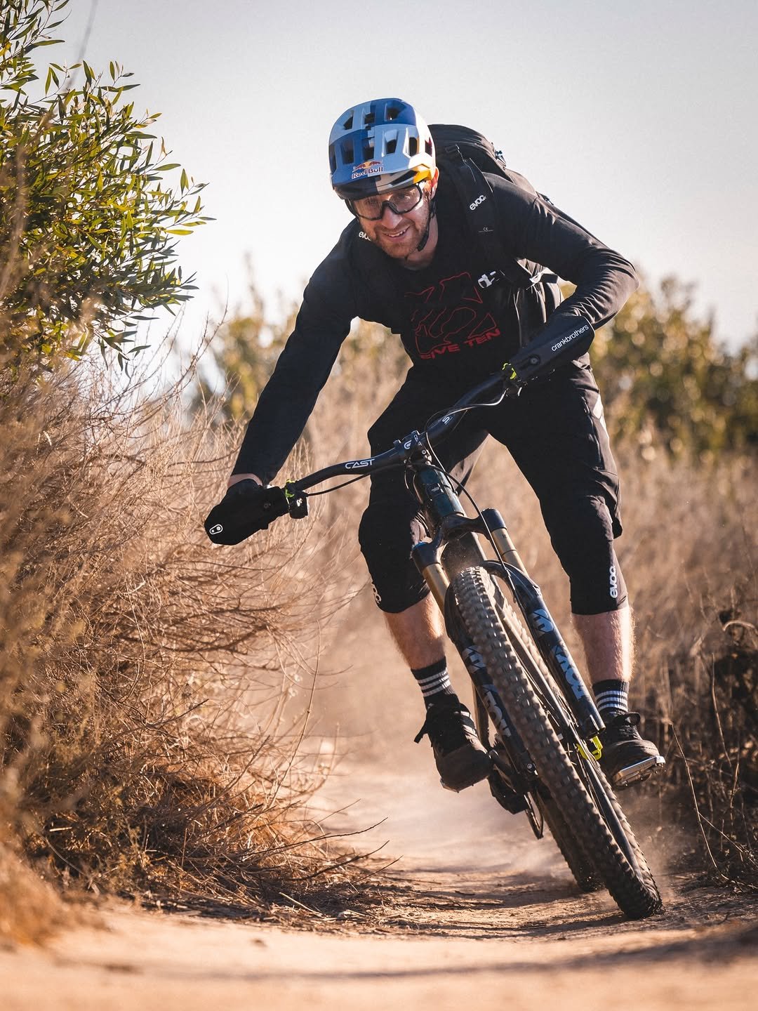 Photo shared by Danny MacAskill on April 15, 2026 tagging @crankbrothers. May be an image of text.