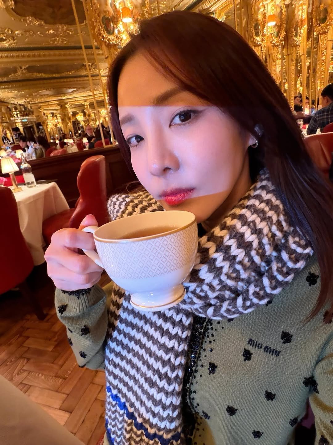 Photo by Sandara Park on February 20, 2026. May be an image of text.