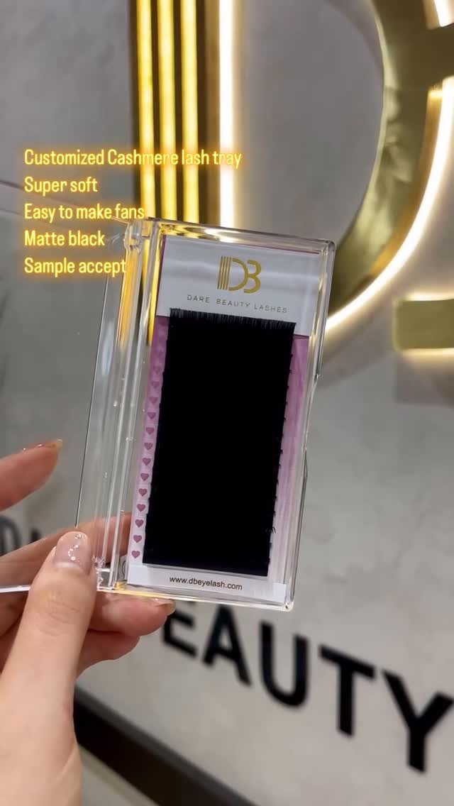 darebeauty_lashsupplier 게시물 이미지: Matte black Volume lashes!! Cashmere...