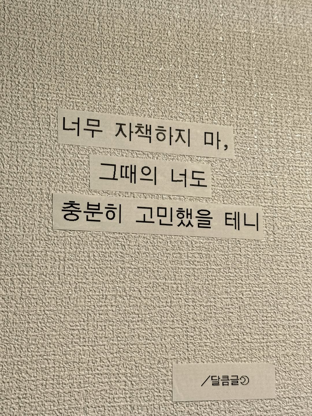 darlkem 게시물 이미지: 그때의 나도, 지금의 나도 충분히 치열하게 살고 있다.

너무 불안할 때면...