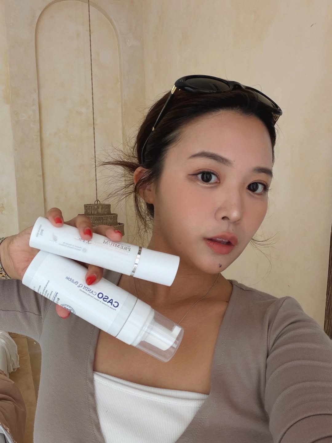 Photo by 김 다혜 / Dahye kim on April 01, 2026. May be an image of hair product, hand cream, lotion and text.