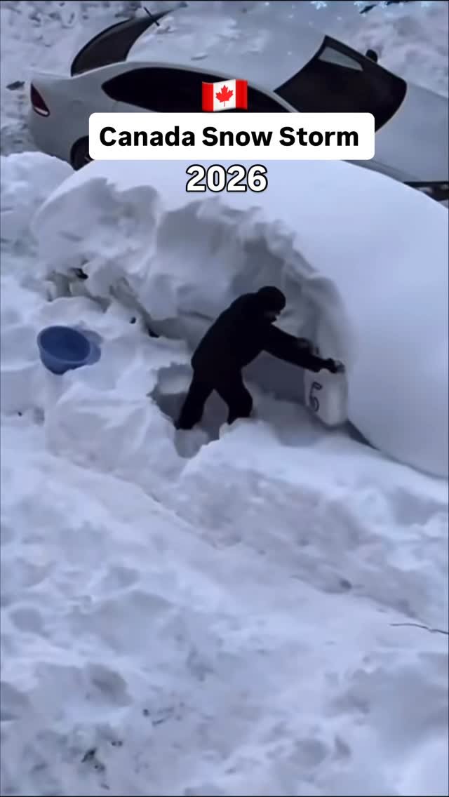 dashingsinghcanada 게시물 이미지: Canada Snow Storm🇨🇦❄️ #canada #snow #snowstorm...