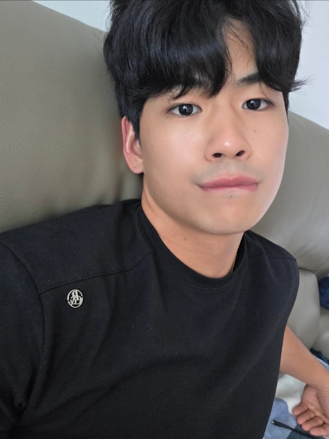 Photo by 김병수 on August 10, 2025. May be a selfie of 1 person, hair and text.