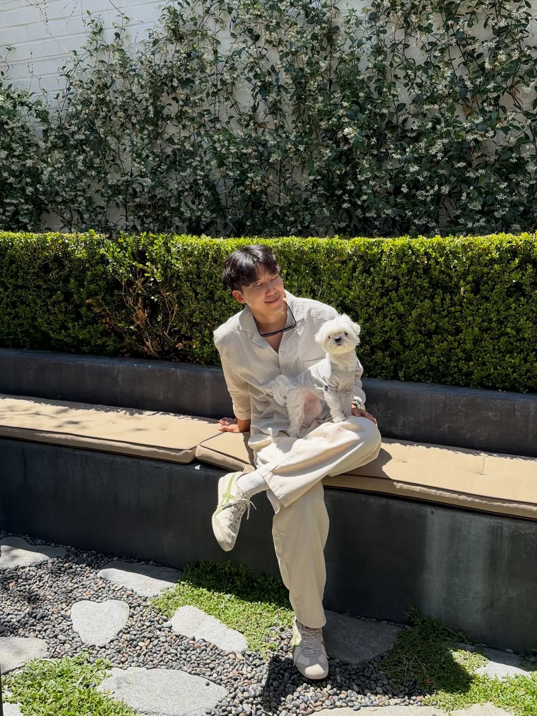 davidchosenone 게시물 이미지: more matching outfits with my dog in my 30s
