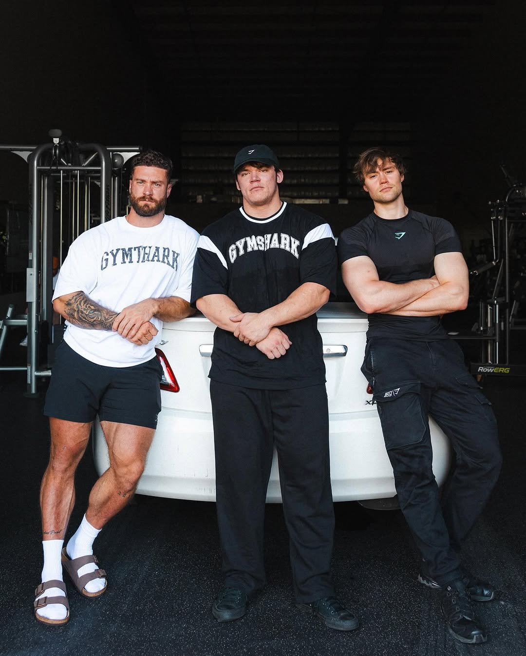 Photo shared by Sam Sulek on July 22, 2025 tagging @davidlaid, @cbum, and @gymshark.