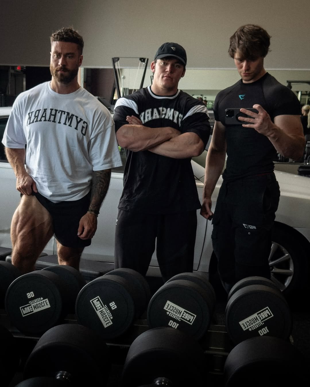 Photo shared by David Laid on July 28, 2025 tagging @cbum, and @sam_sulek.