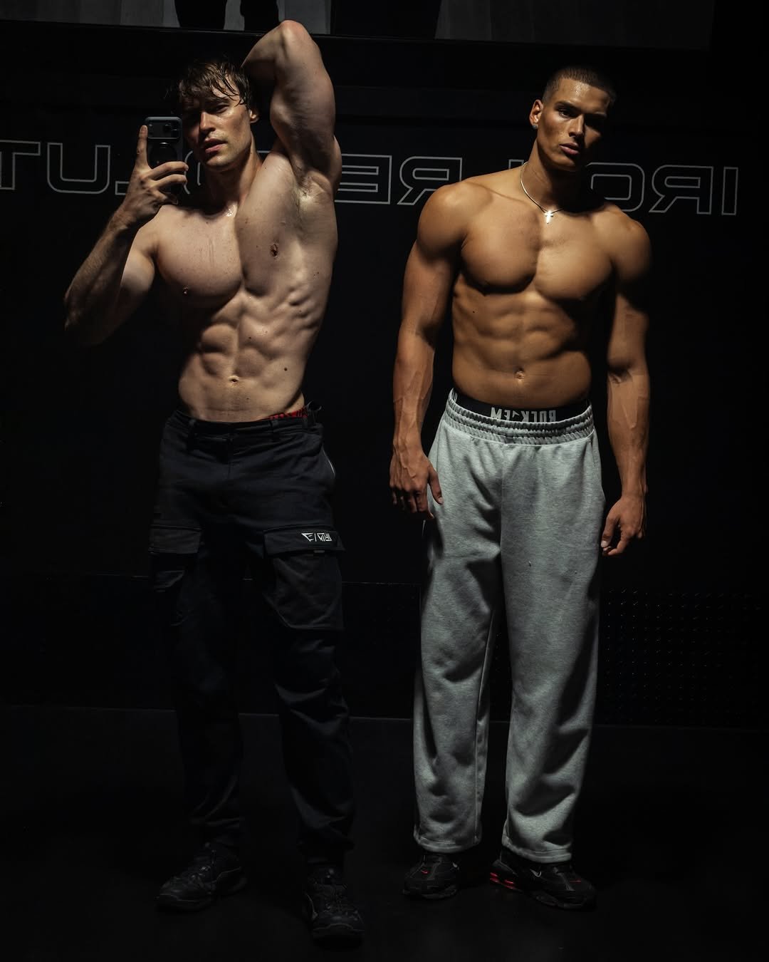 Photo shared by David Laid on November 16, 2025 tagging @marlon3lg. May be an image of one or more people, biceps, people bodybuilding, activewear, sportswear and text.