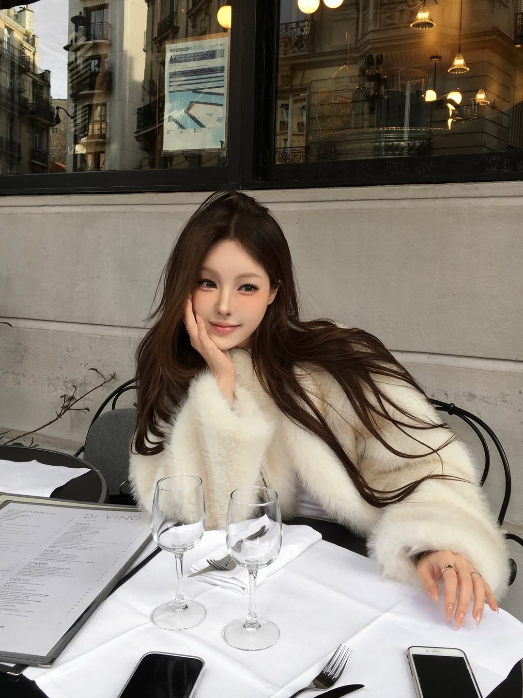 Photo shared by Dabeen Kim on December 13, 2025 tagging @letterand.kr. May be an image of sable coat, goosedown coat, parka and text.