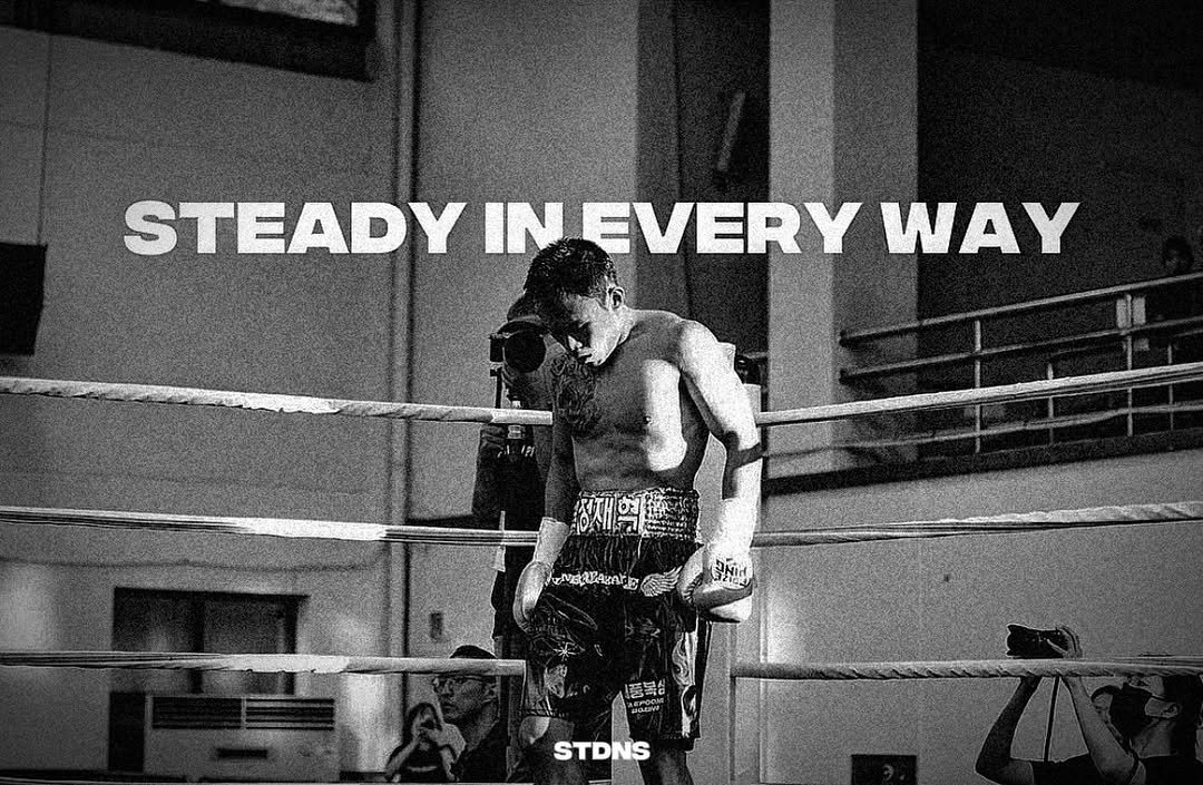 Photo shared by @steadyness.co.kr on September 21, 2025 tagging @day_steadyness. May be a black-and-white image of 1 person, poster and text.