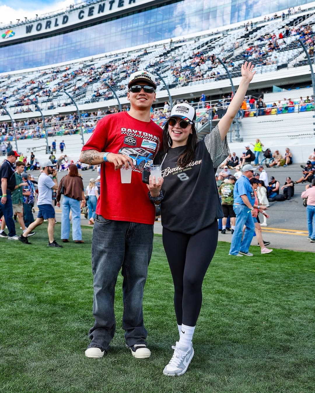 Photo by Daytona International Speedway on March 19, 2026. May be an image of stadium and text.