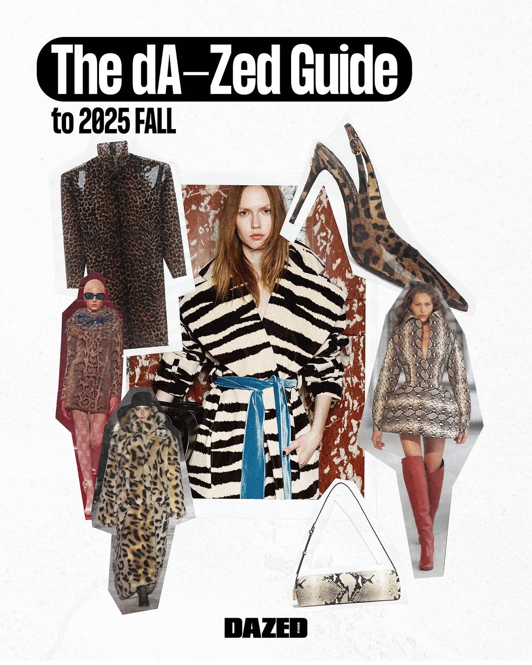 Photo by 데이즈드 코리아 DAZED KOREA on October 04, 2025. May be an image of 3 people, magazine, outerwear and text that says 'The dA- dA-Zed Zed Guide to 2025 2025FALL FALL DAZED'.