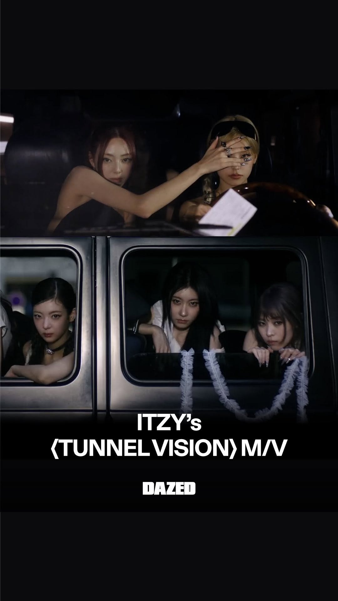 dazedkorea 게시물 이미지: ITZY’s 〈TUNNEL VISION〉...