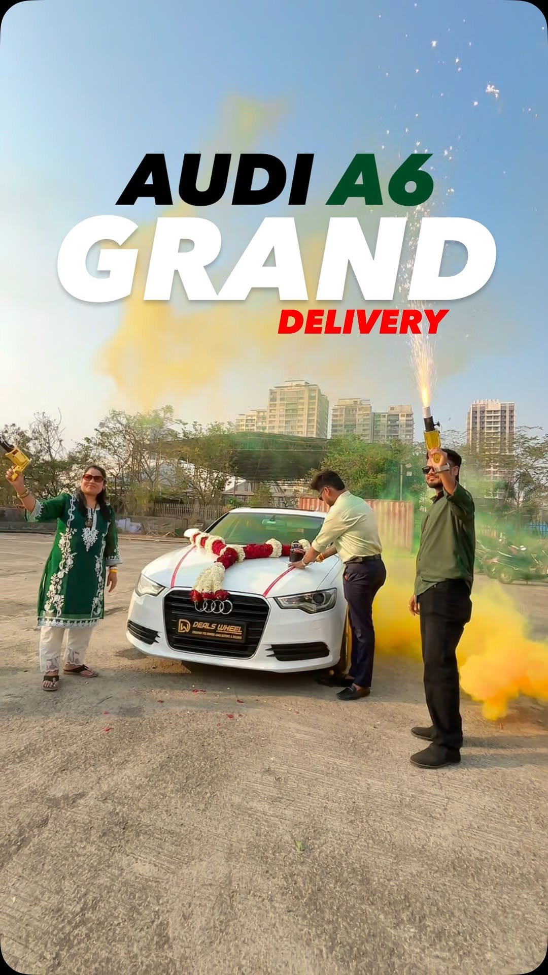 dealswheelofficial 게시물 이미지: Grand delivery of Audi A6 🚘🔥 Book your car...