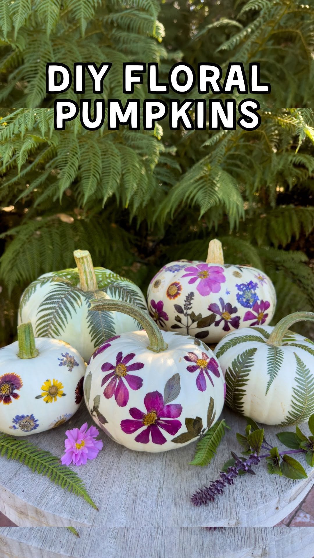 deannacat3 게시물 이미지: 🌸 How to Make DIY Botanical Pumpkins ⤵️ with...