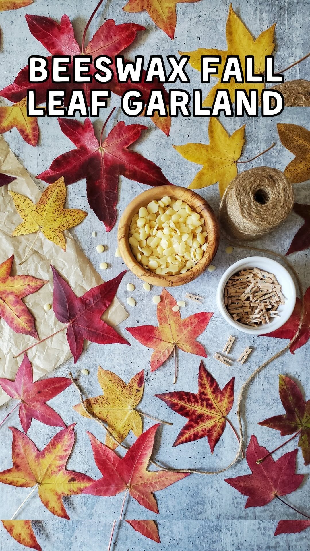 deannacat3 게시물 이미지: 🍂 How to make a natural fall beeswax leaf...