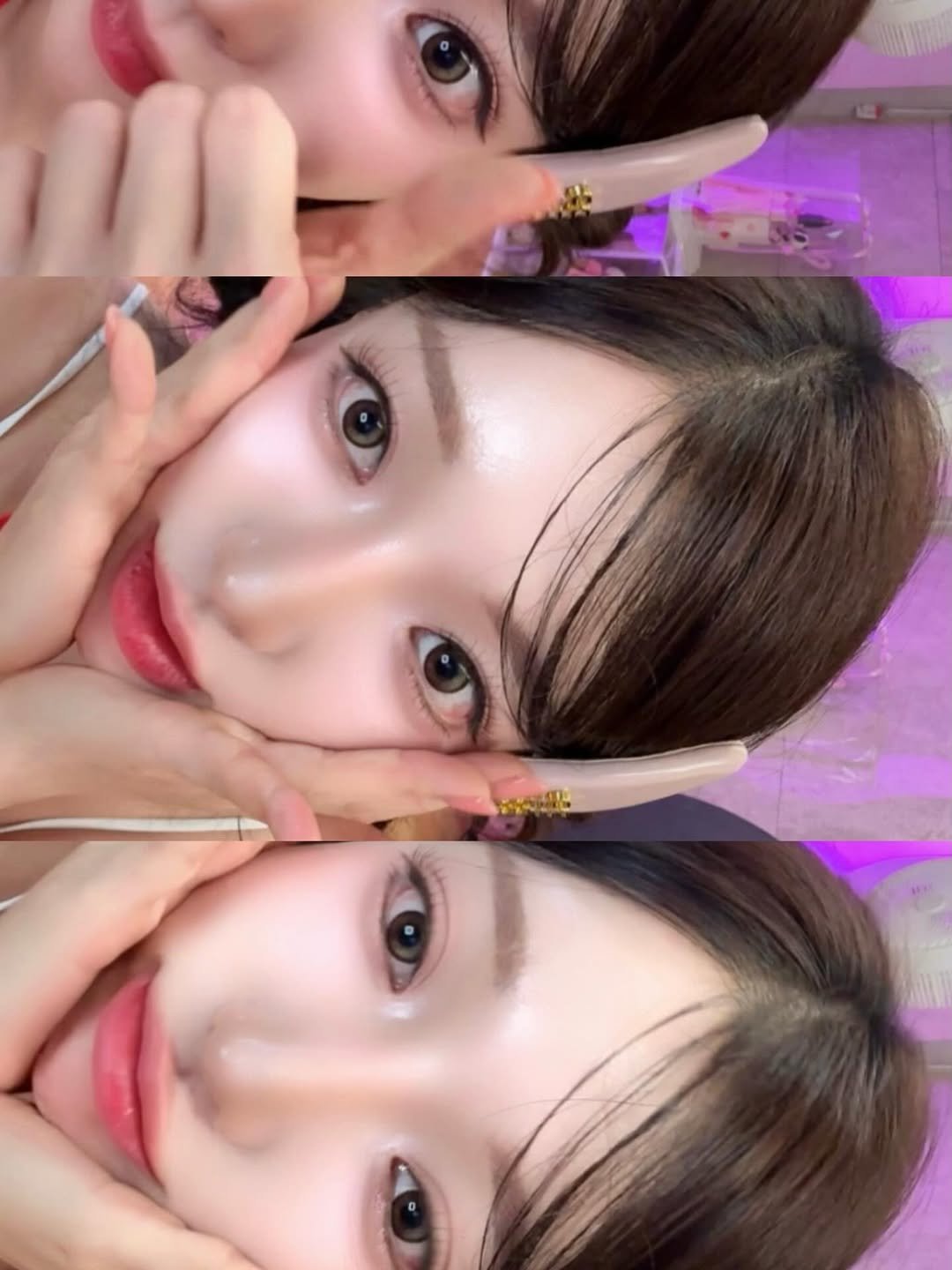 Photo by 정승은 on November 30, 2025. May be a closeup of one or more people, hair and text.