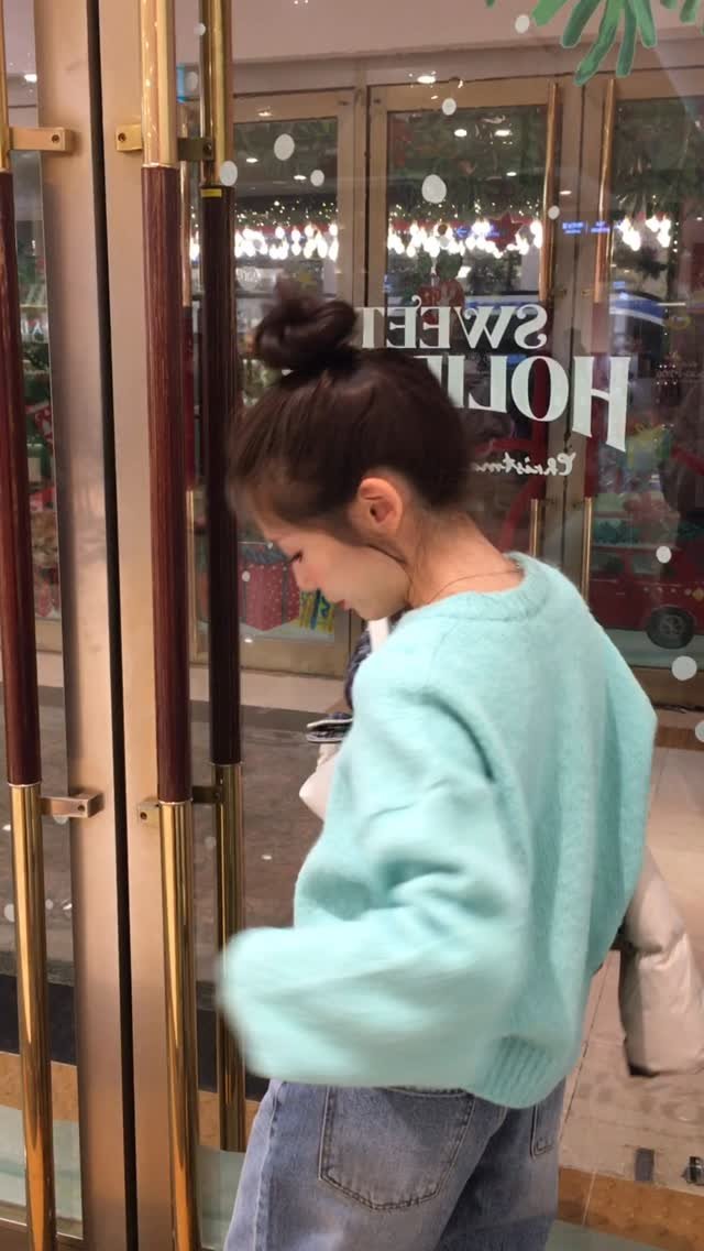 dear_jungyeon 게시물 이미지: 문의쨩 많은 민트 니트 ❄️🫧🐻‍❄️