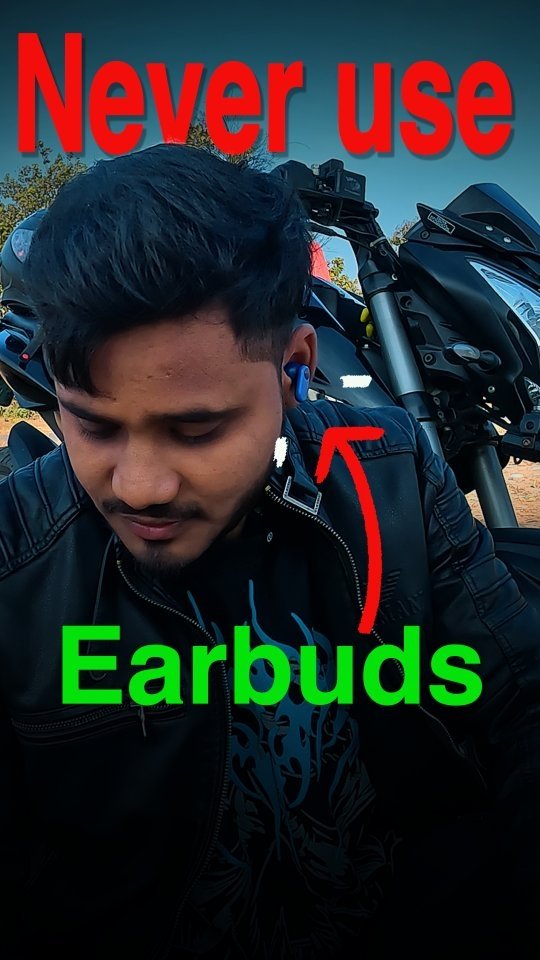 decode_biker 게시물 이미지: Never use earbuds in your helmet 🪖 

#helmet...