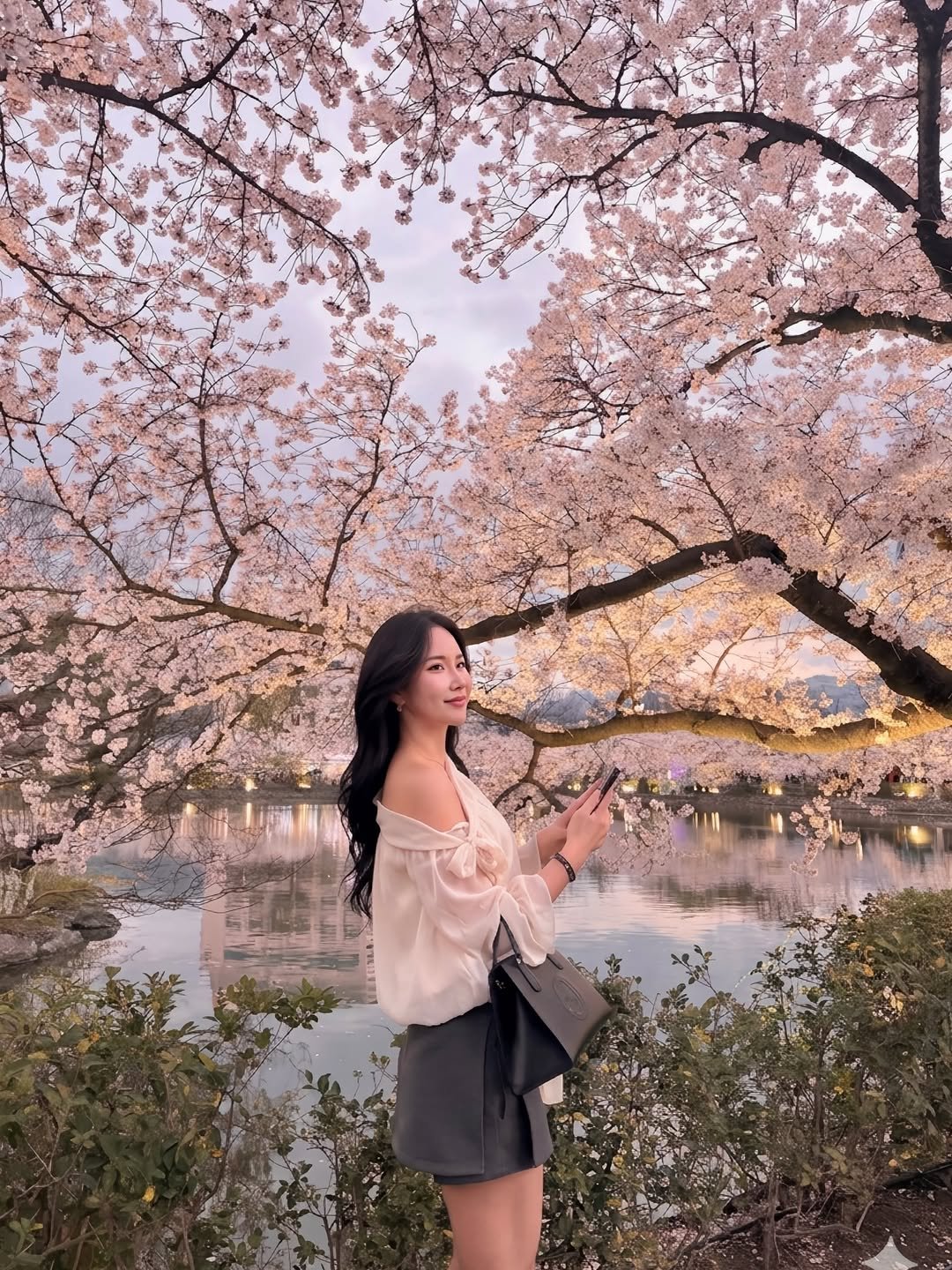 deer__mi 게시물 이미지: 벚꽃안뇽 내년에보자🌸

#연화지