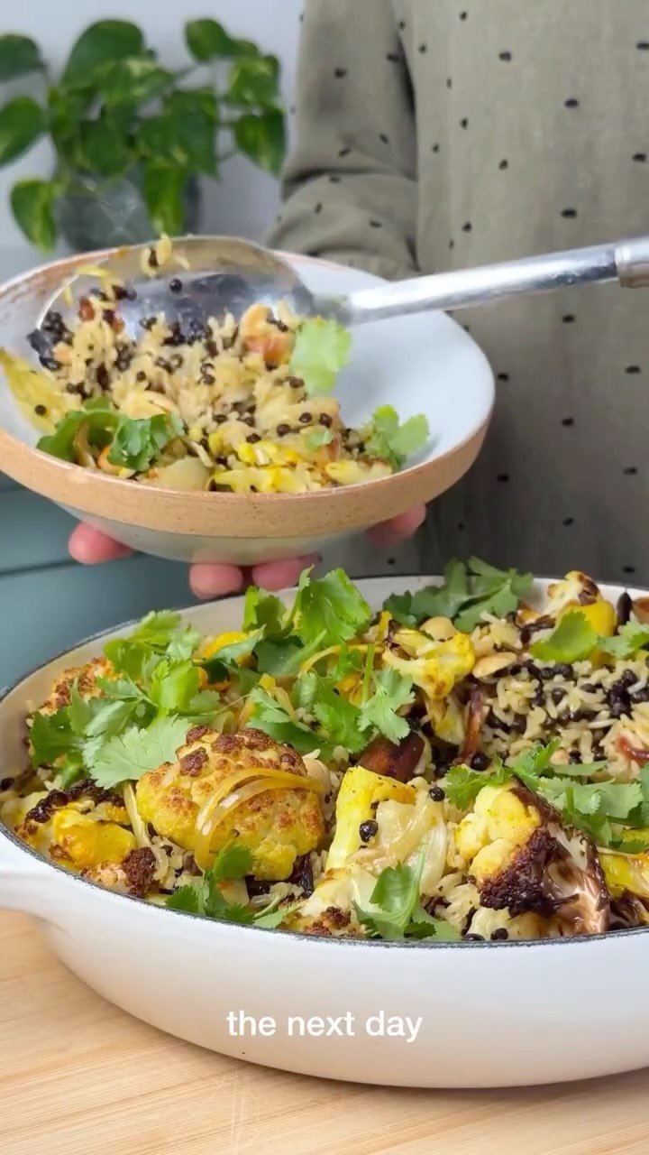 deliciouslyella 게시물 이미지: Golden Turmeric Rice with Roasted Cauliflower...