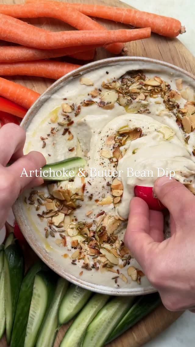 deliciouslyella 게시물 이미지: Garlicky Artichoke & Butter Bean Dip ⭐️⭐️...
