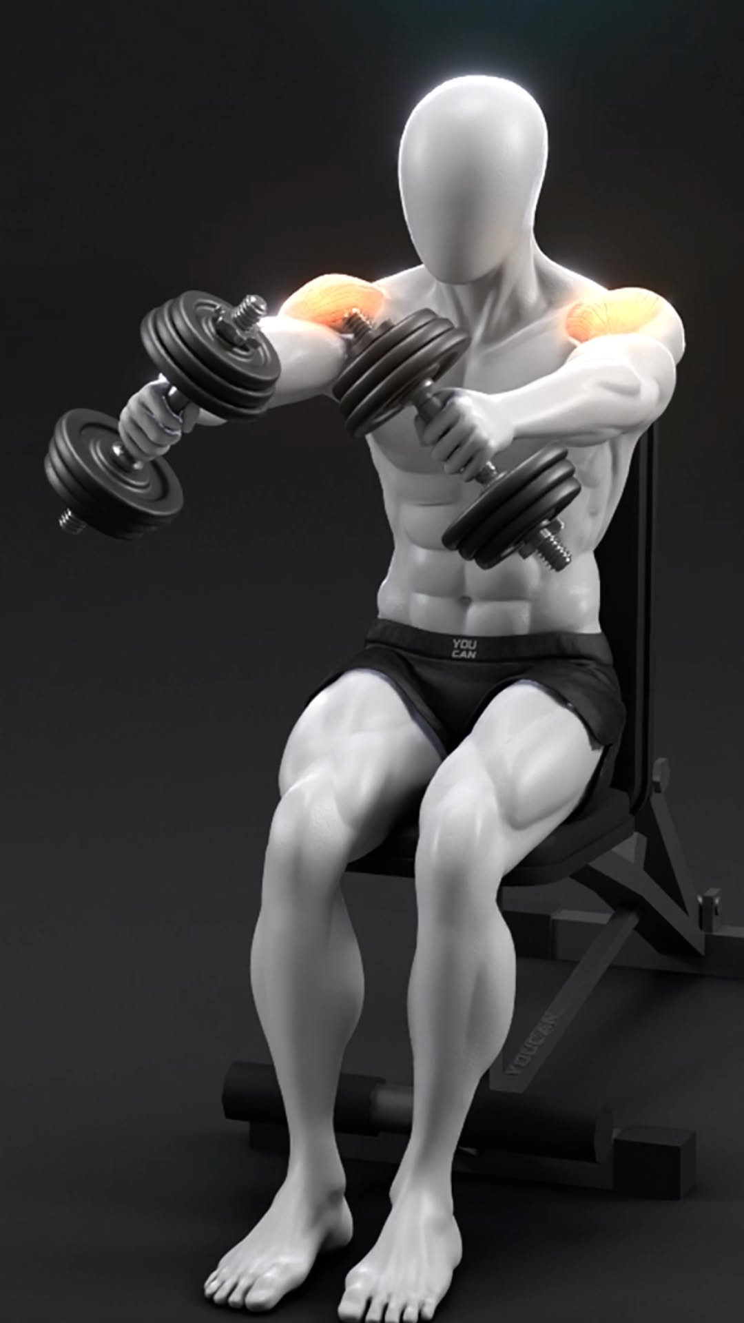 demicstory 게시물 이미지: 🔥 6 Shoulder Exercises for 3D Delts (Press +...