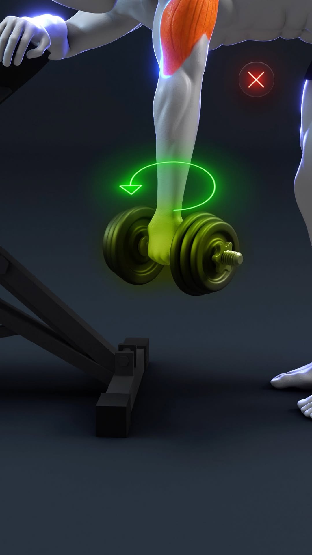 demicstory 게시물 이미지: 💪❌ Stop Doing Triceps Kickbacks Wrong