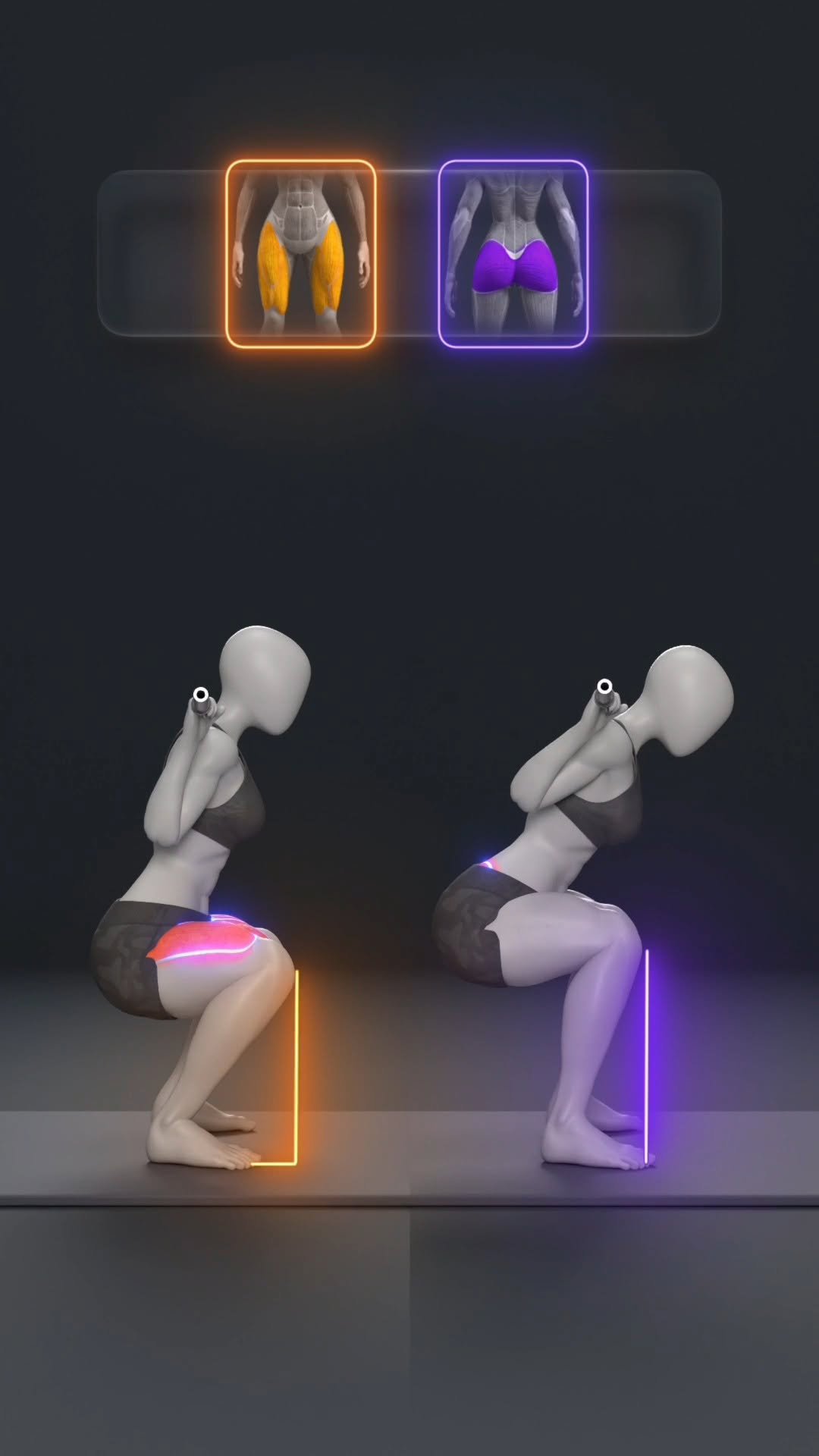 demicstory 게시물 이미지: 💪 Do You Squat for Quads or Glutes? Here’s the...