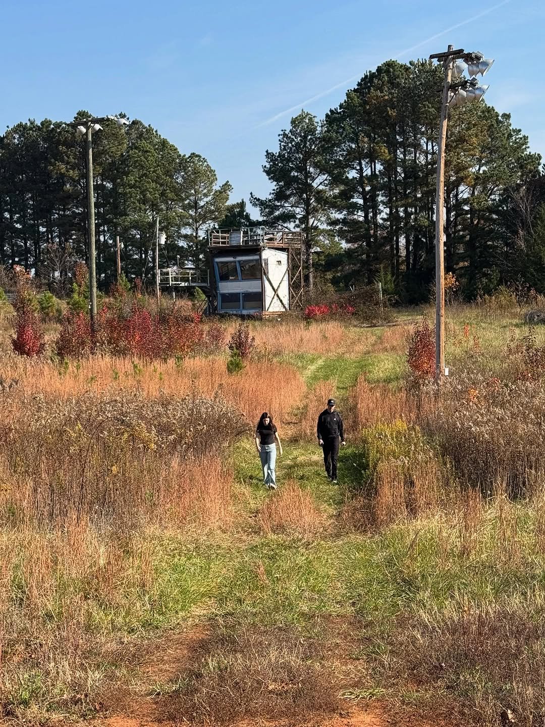 Photo by Denny Hamlin on November 09, 2025. May be an image of grass, telephone pole and text.