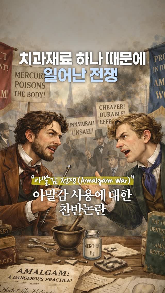 dentist_sujin 게시물 이미지: 치과 아말감으로 전쟁이라니!

아말감 재료에 숨겨진 옛이야기 들려드려요🥰