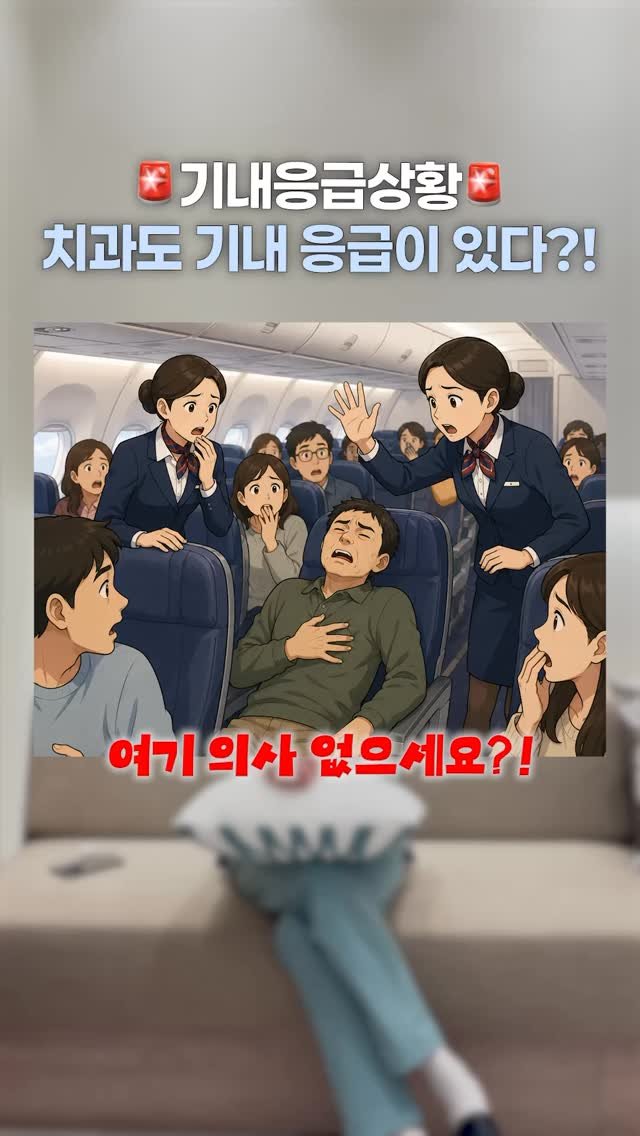 dentist_sujin 게시물 이미지: 치과의 기내 응급상황! 어떻게 대처할 수 있을까요?

혹시 모를 상황을 대비해...