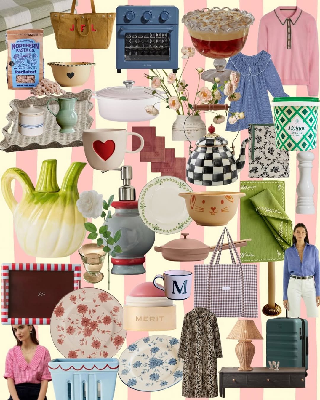 Photo by Margie Nomura in London, United Kingdom with @marksandspencer, @mackenziechilds, @lecreusetuk, @thewhitecompany, @alexmillny, @brorafashion, @ifonlyifnightwear, @antlerofficial, @neptunehomeofficial, @sezane, @rixo, @withnothingunderneath, @maldonsalt, @ourplace, @rebeccaudallhome, @damsonmadder, @merit, and @northernpastaco. May be an image of ‎kitchenware, chinaware, teacup and ‎text that says '‎FL NORTHERN NORTHERN ODTHED PASTACO ඔ්ය Radlatori ح и Maldon 보1지L s د M MERIT W‎'‎‎.