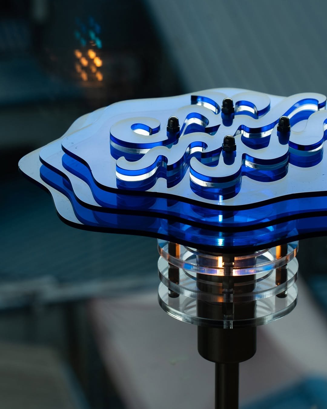 Photo shared by 김도연 designedbyyeon on October 31, 2025 tagging @we__odd. May be an image of lighting, lamp, lightbulb, lamp shade and text.