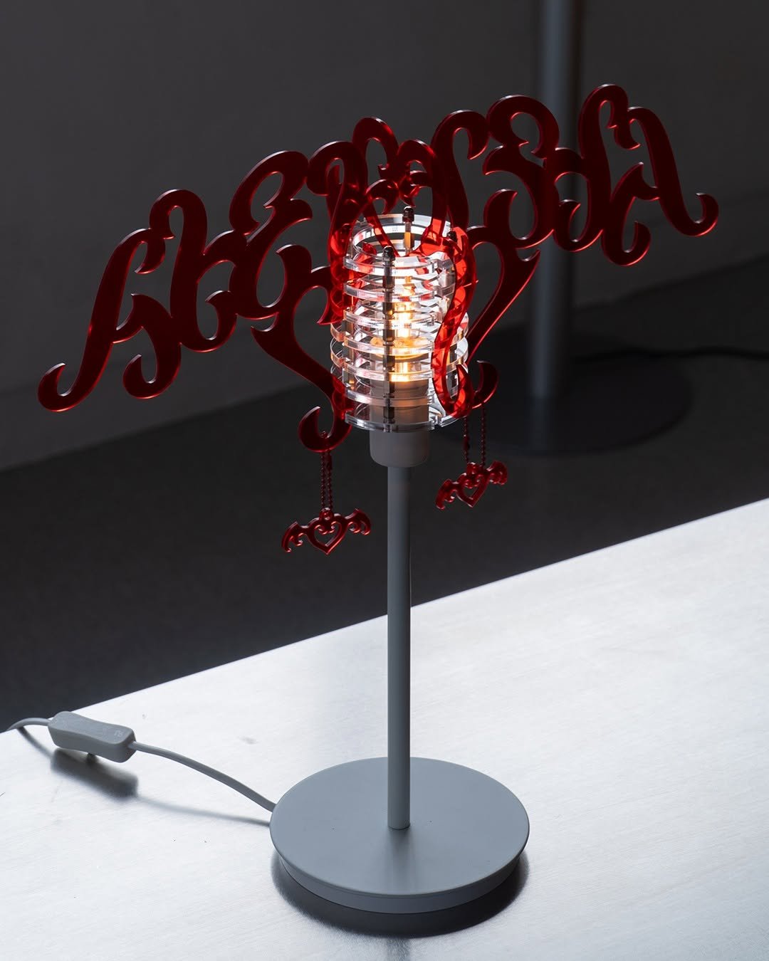 Photo shared by 김도연 designedbyyeon on October 31, 2025 tagging @we__odd. May be an image of lighting, lamp, lightbulb, lamp shade and text.