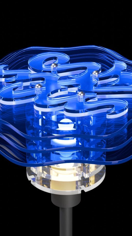 designedbyyeon 게시물 이미지: 조명 디자이너 WEODD와 한글 디자이너 김도연이 함께 제작한 [한글 조명]...