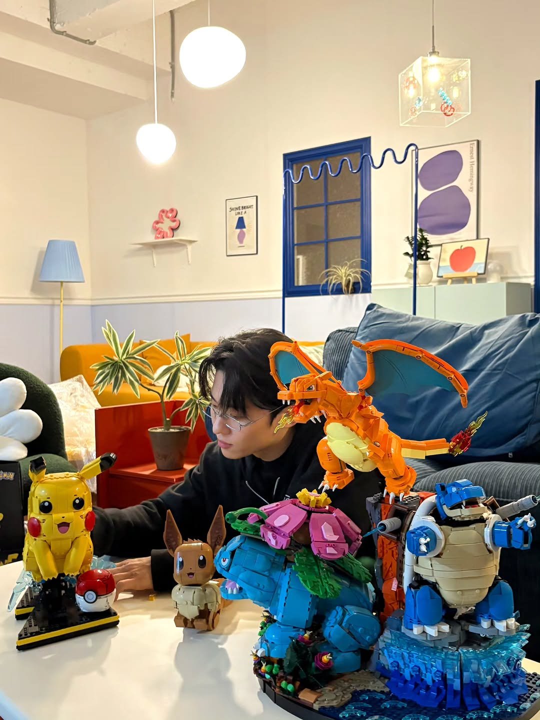 Photo shared by DEX / 김진영 on February 14, 2026 tagging @legokorea_official. May be an image of lego and text.